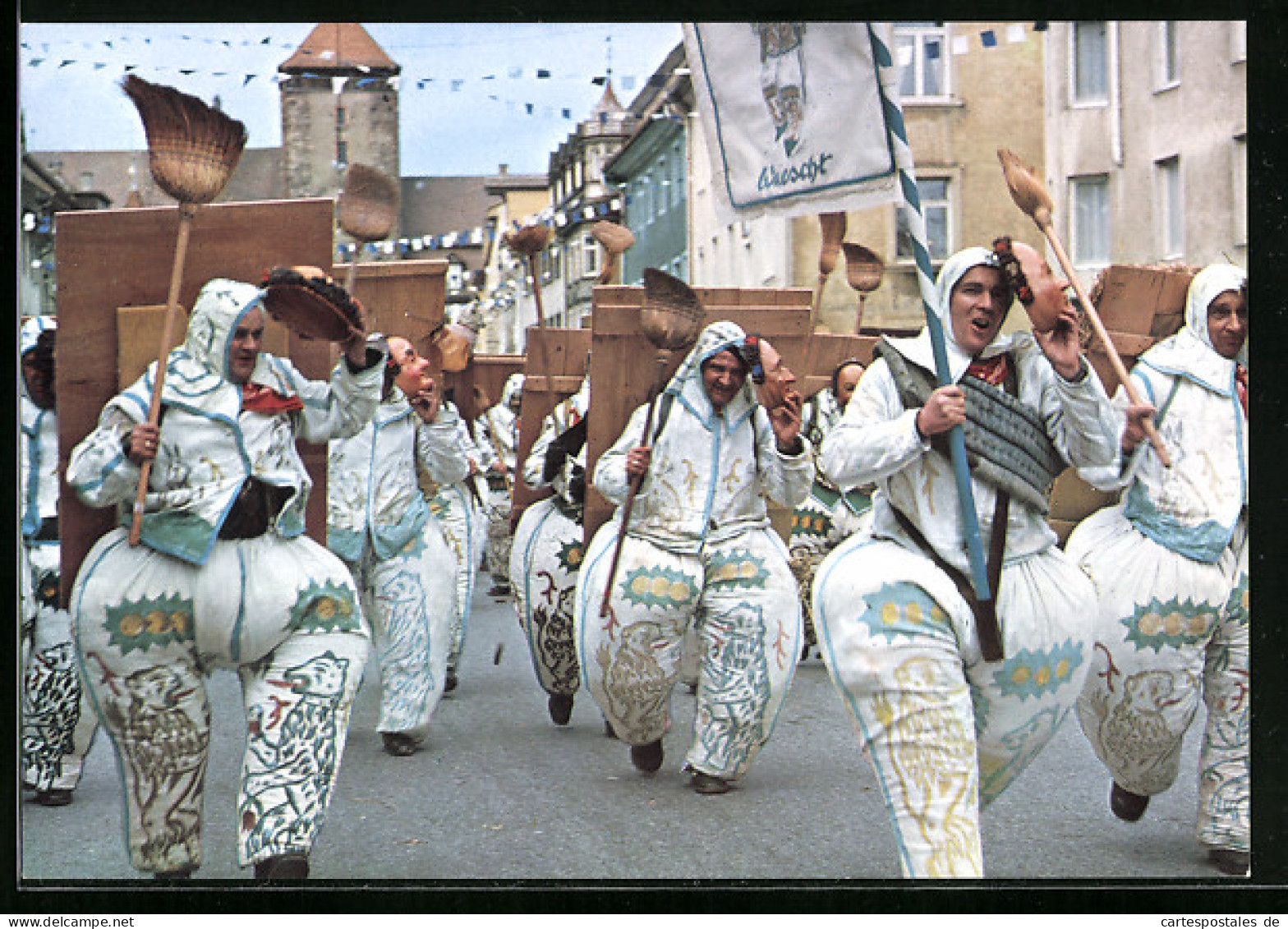 AK Villingen, Fasching, Wuescht Beim Maschgerelauf  - Carnaval