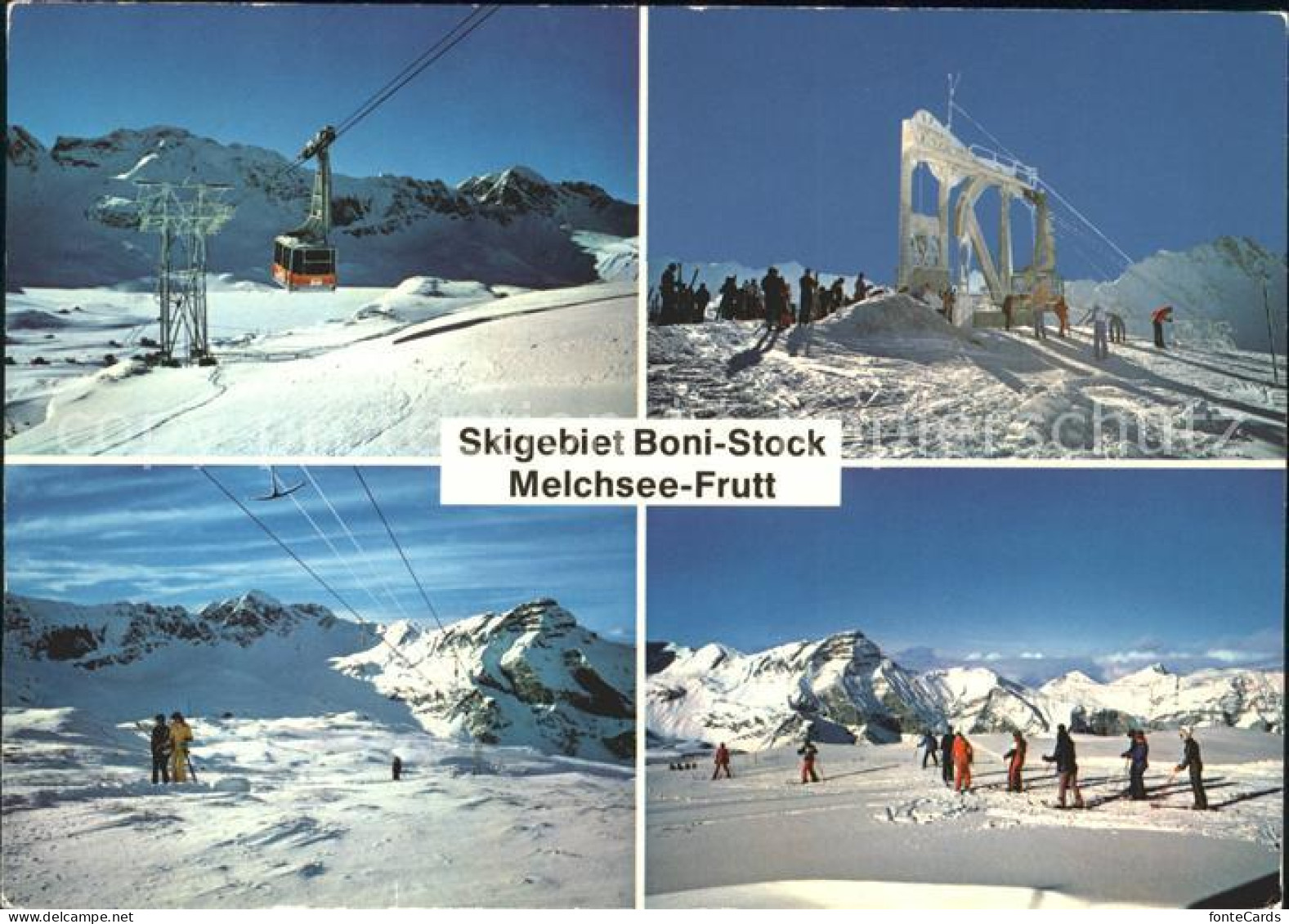 11696019 Melchsee-Frutt Skigebiet Boni-Stock Seilbahn Melchsee-Frutt - Andere & Zonder Classificatie