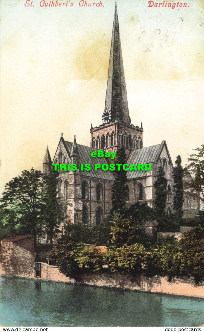 R585488 Darlington. St. Cuthbert Church. 1905 - Monde