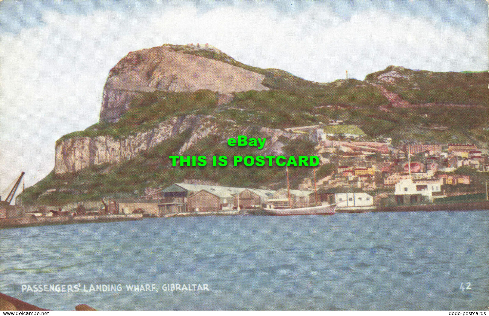R584638 Gibraltar. Passenger Landing Wharf. Rex - Monde
