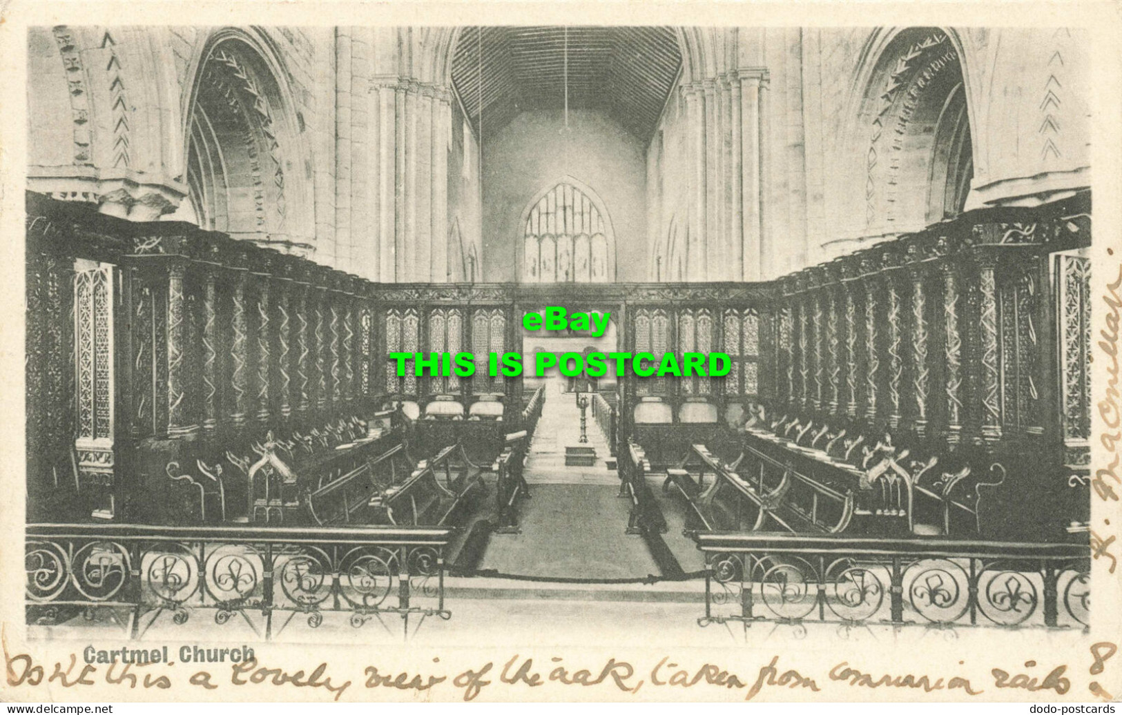 R584648 Cartmel Church. 1902 - Monde