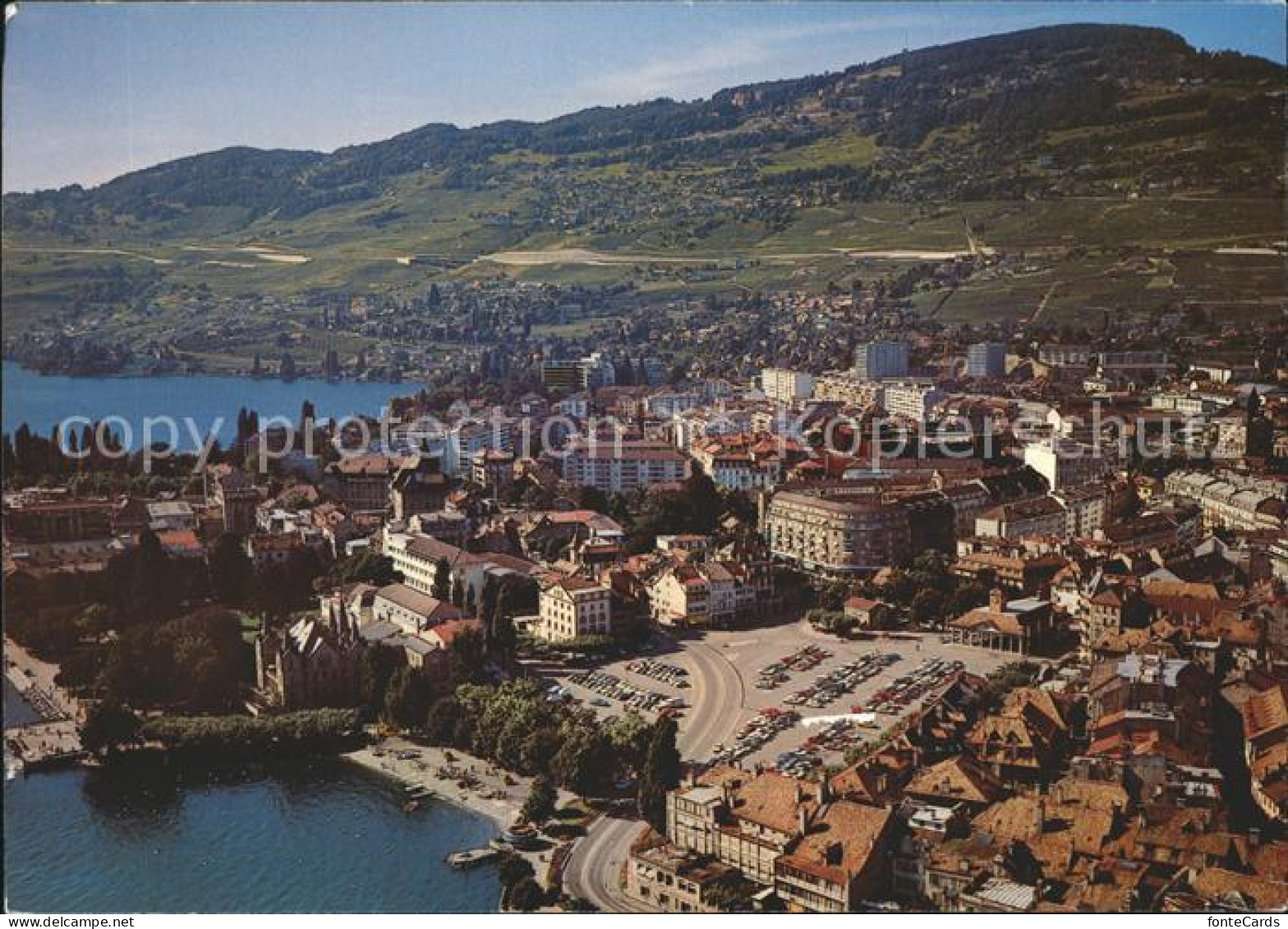 11687309 Vevey VD La Place Du Marche Et La Ville Vevey - Autres & Non Classés