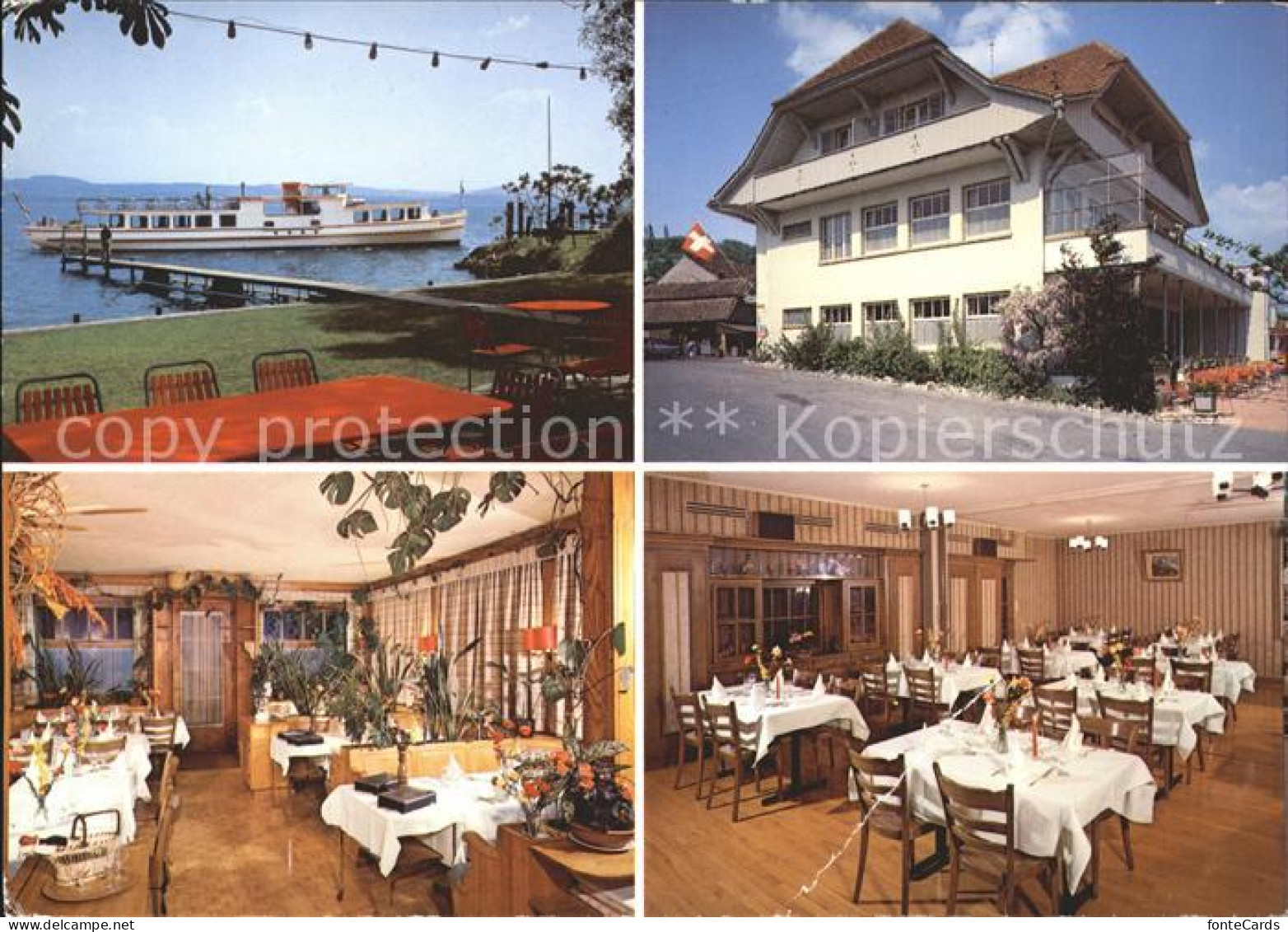 11686849 Praz Hotel Restaurant Bel Air Gastraum Ausflugsschiff Praz - Andere & Zonder Classificatie