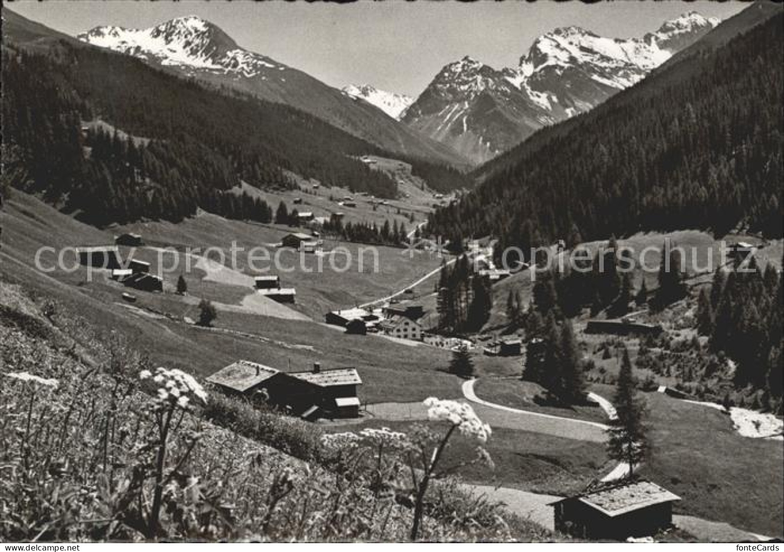 11682779 Sertigtal Blick Von Clavadel-Egga Auf Muehle Sertigpass - Sonstige & Ohne Zuordnung