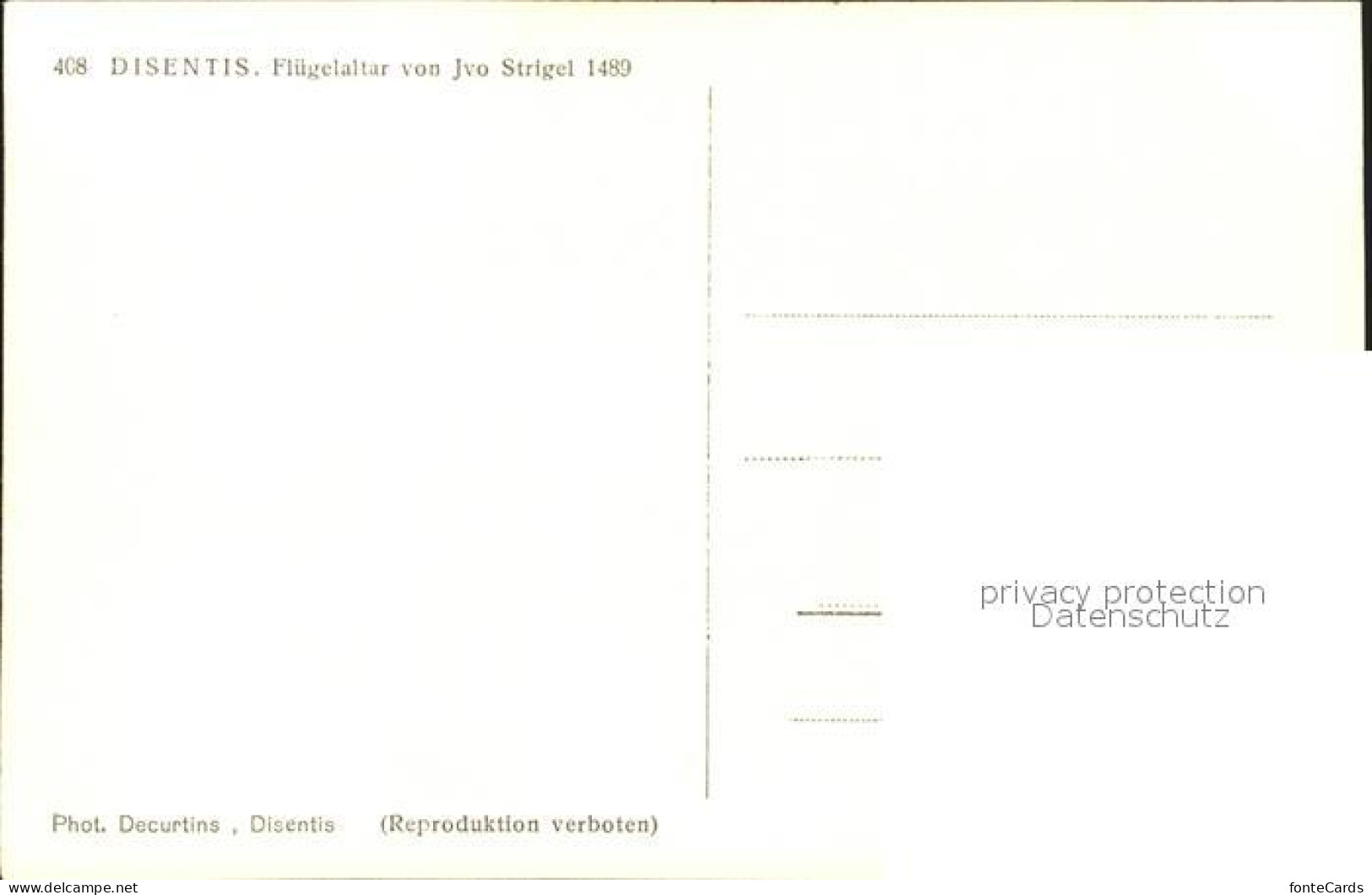 11682529 Disentis GR Fluegelaltar Von Ivo Strigel 1480 Disentis - Sonstige & Ohne Zuordnung