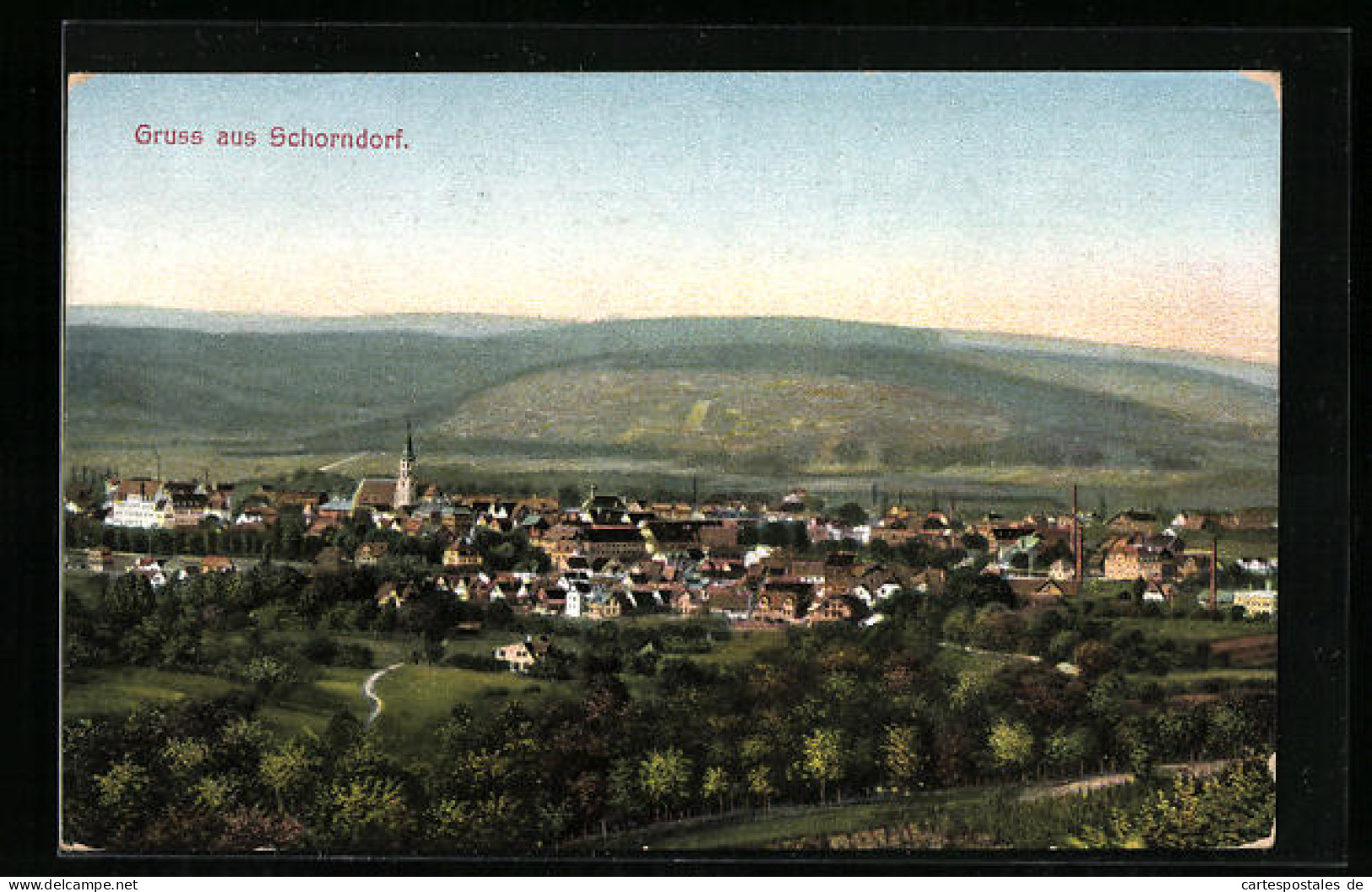 AK Schorndorf, Ortsansicht Mit Umgebung  - Schorndorf