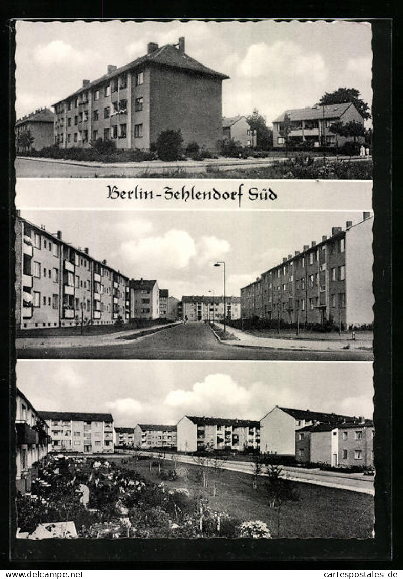 AK Berlin-Zehlendorf, Ortspartien, Strassenpartie  - Zehlendorf