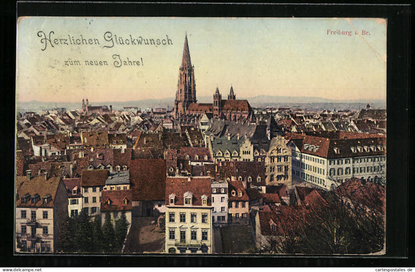 AK Freiburg I. Br., Blick Zum Münster  - Freiburg I. Br.