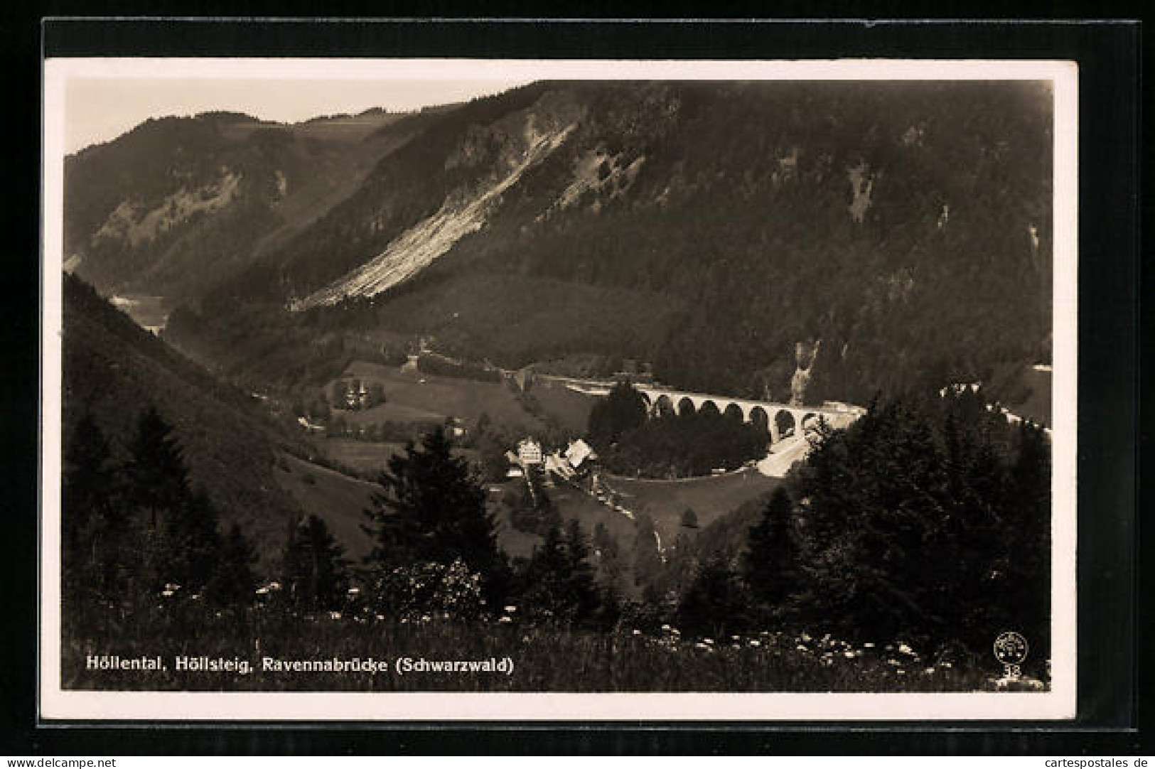 AK Höllsteig /Höllental, Ansicht Mit Ravennabrücke  - Höllental