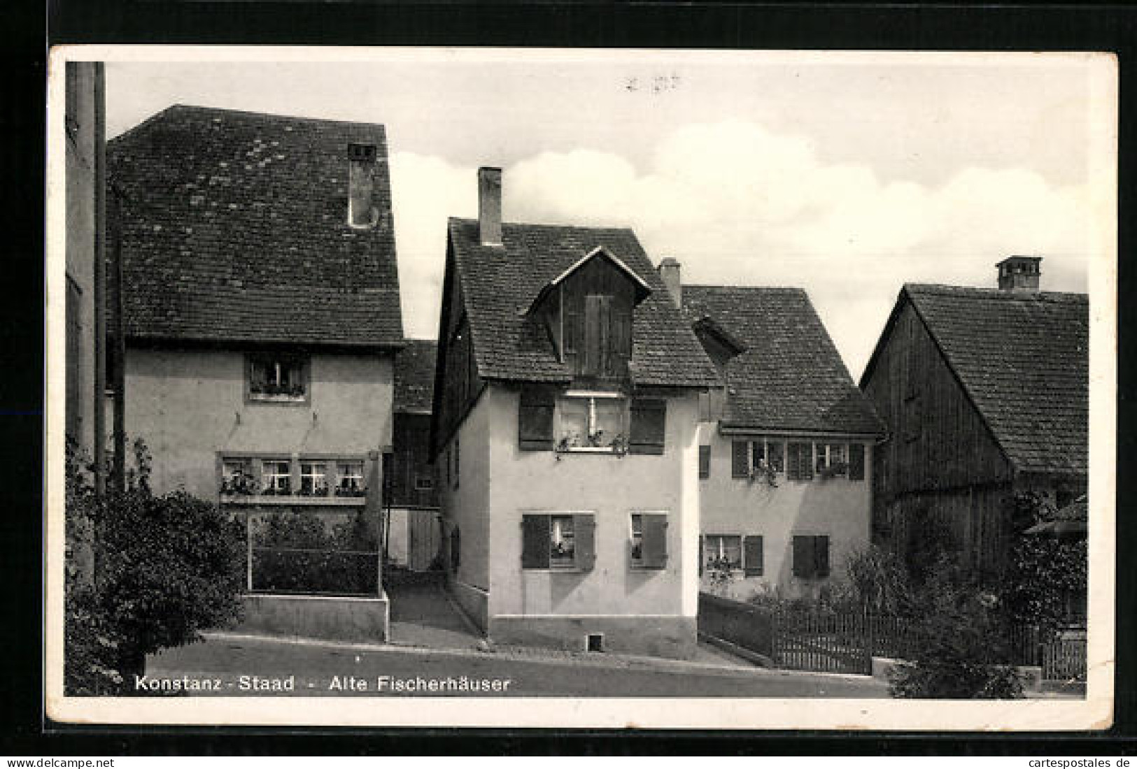 AK Konstanz-Staad, Alte Fischerhäuser  - Konstanz