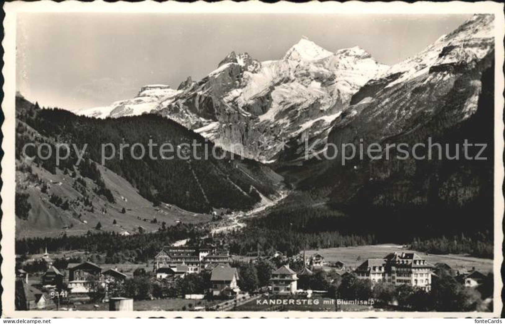 11677539 Kandersteg BE Mit Bluemlisalp Kandersteg - Otros & Sin Clasificación