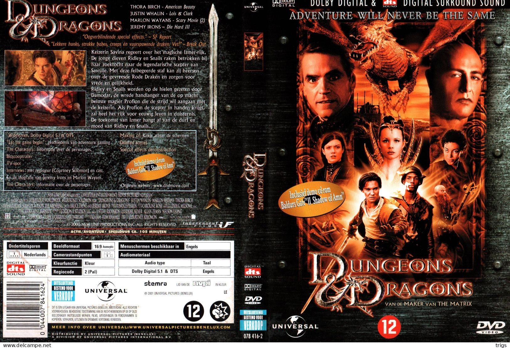 DVD - Dungeons & Dragons - Actie, Avontuur