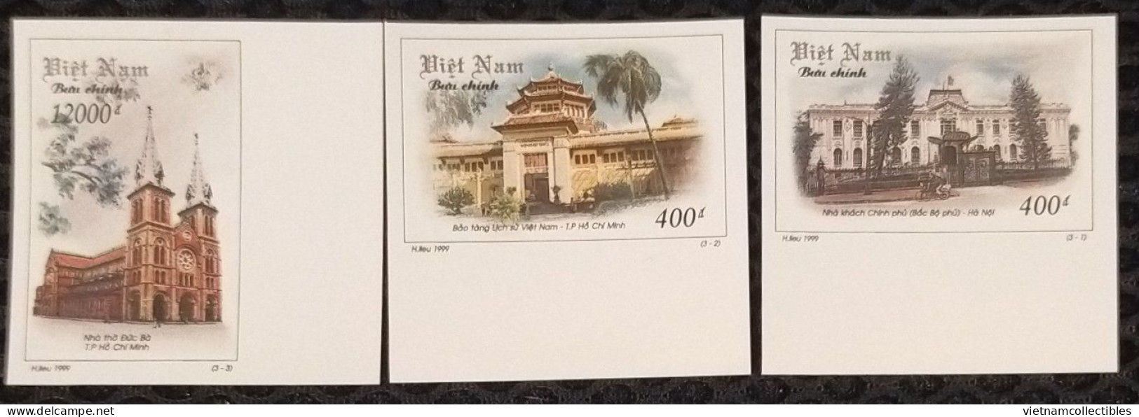 Vietnam Viet Nam MNH Imperf Stamps 1999 : Vietnamese Architecture In Late 19th Century / Church (Ms807) - Vietnam