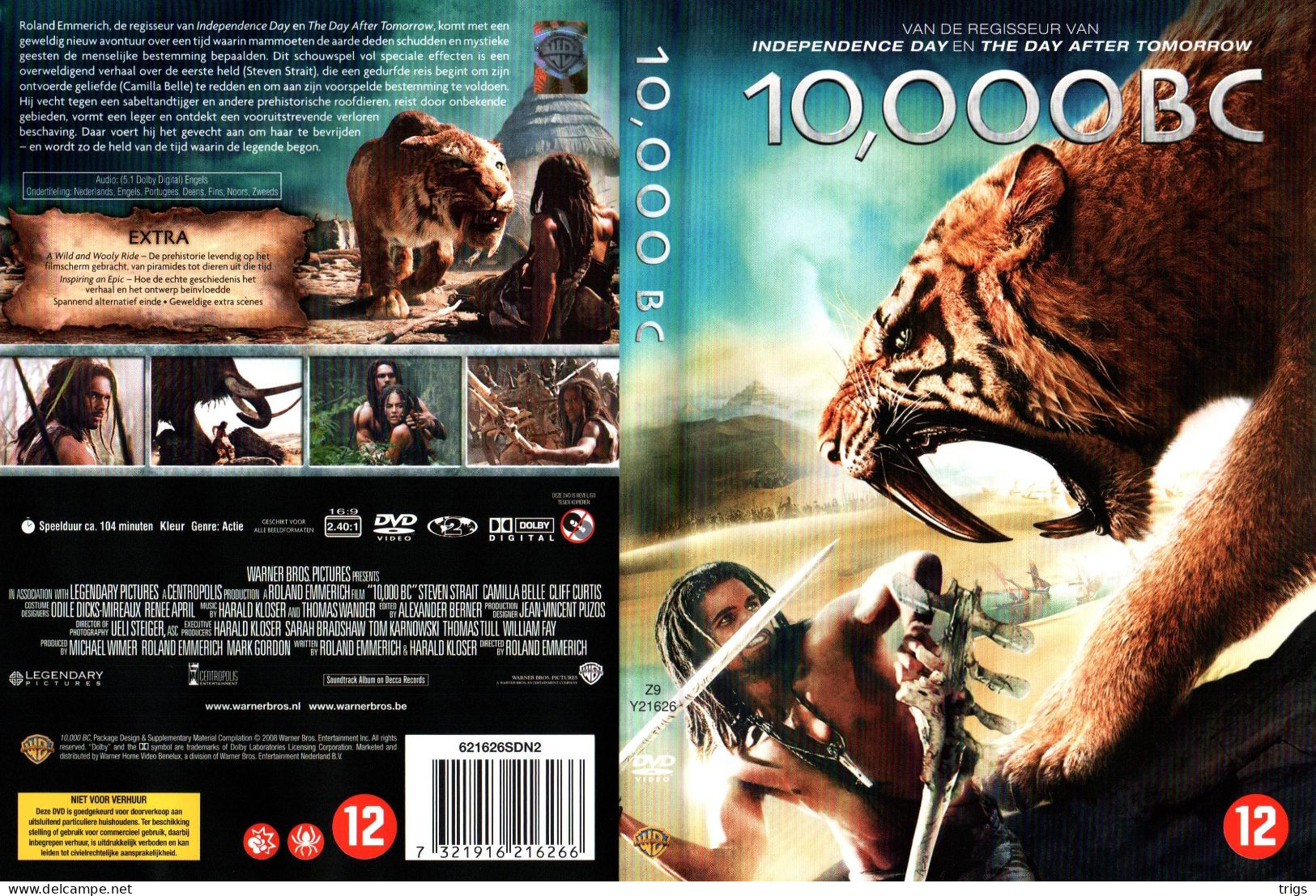 DVD - 10,000 BC - Azione, Avventura