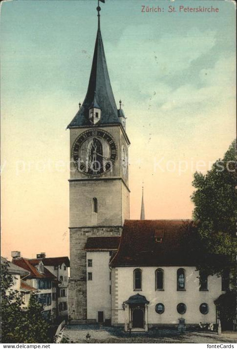 11670769 Zuerich St Peterskirche Zuerich - Sonstige & Ohne Zuordnung