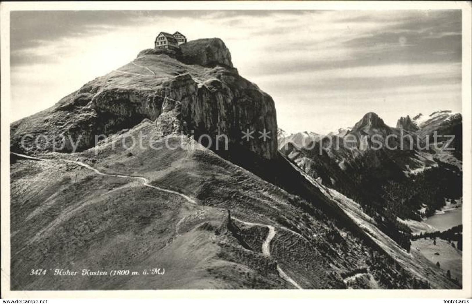 11670039 Hoher Kasten Wanderweg Berghaus Hoher Kasten - Sonstige & Ohne Zuordnung