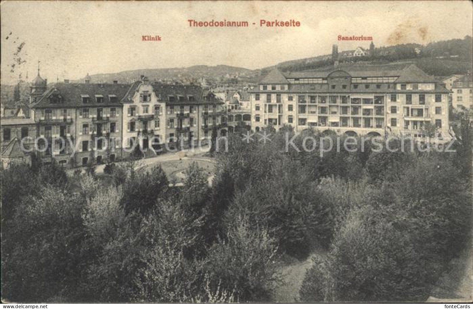 11668039 Zuerich Theodosianum Klinik Sanatorium Zuerich - Sonstige & Ohne Zuordnung