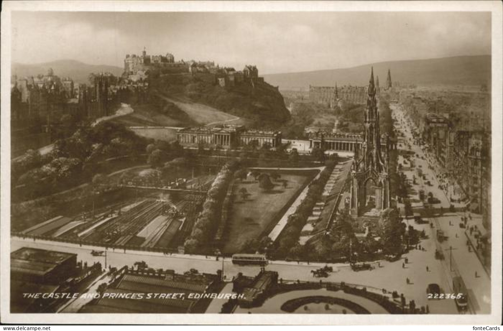 11250762 Edinburgh The Castle Princes Street Edinburgh - Autres & Non Classés