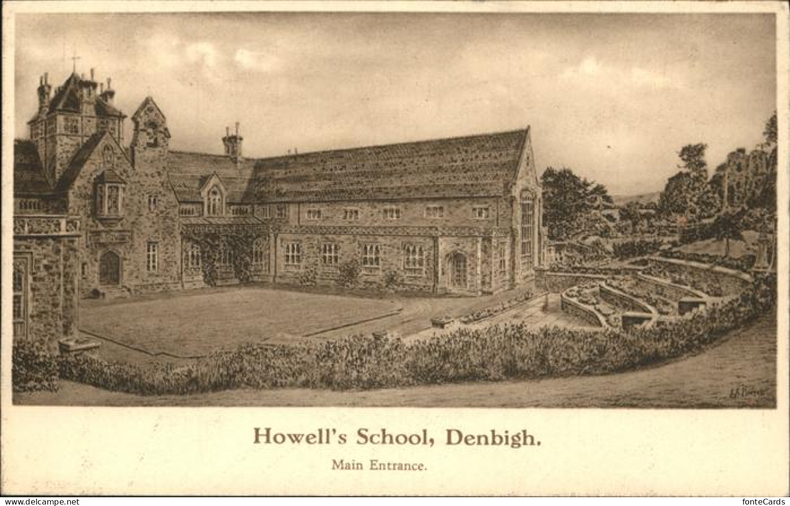 11250574 Denbigh Denbighshire Howell's School Denbighshire - Andere & Zonder Classificatie