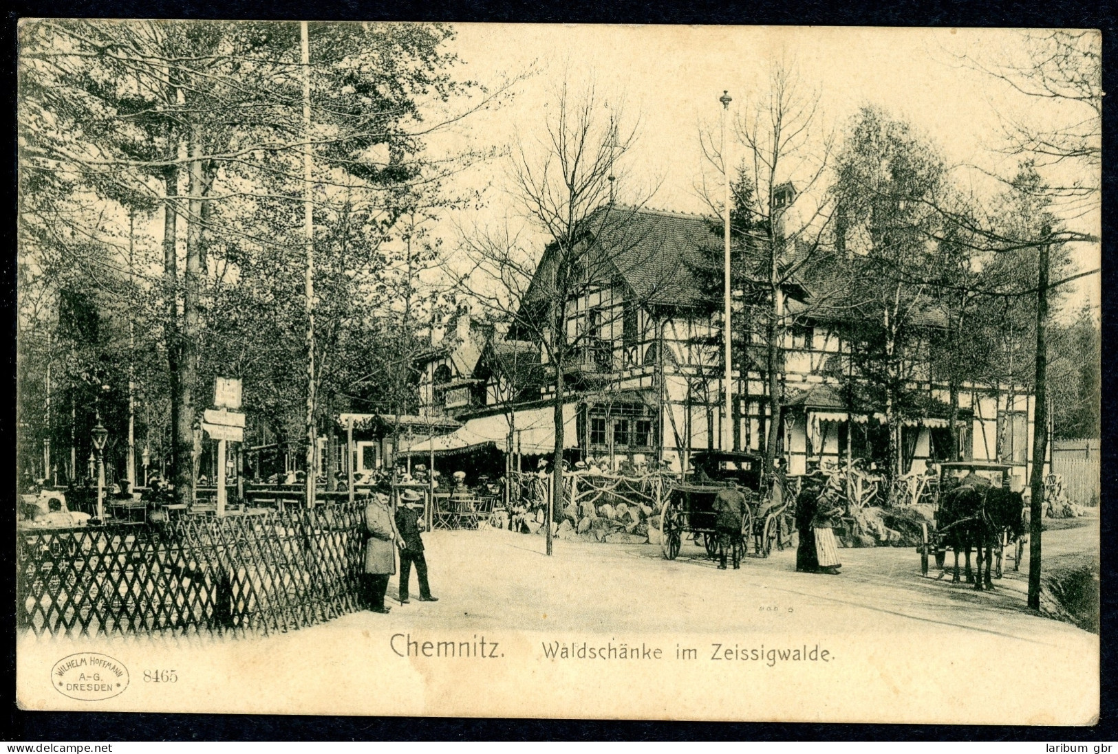 AK Chemnitz Waldschänke Im Zeissigwald 14.10.1907 Gebraucht #HU346 - Autres & Non Classés