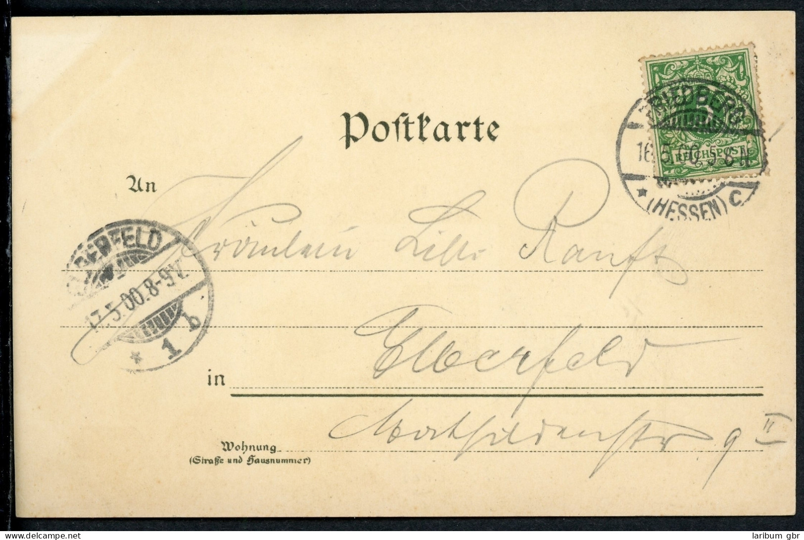 AK Friedberg Wetterau-Kreis Kaiserstrasse, Adolfsturm, Burg 1900 Gebraucht #HU477 - Otros & Sin Clasificación