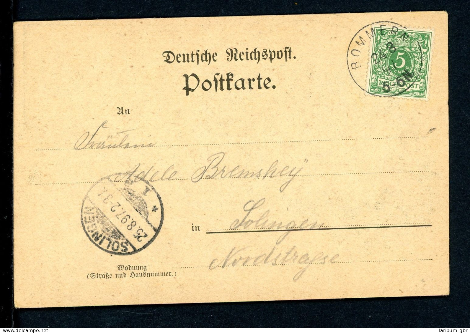 AK Bommern, Stadt Witten Hotel Bellevue, Schloss Steinhausen 1897 Gebraucht #HB432 - Other & Unclassified