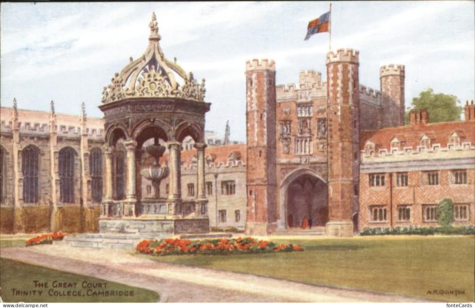 11250517 Cambridge Cambridgeshire Trinity College
Great Court Cambridge - Other & Unclassified