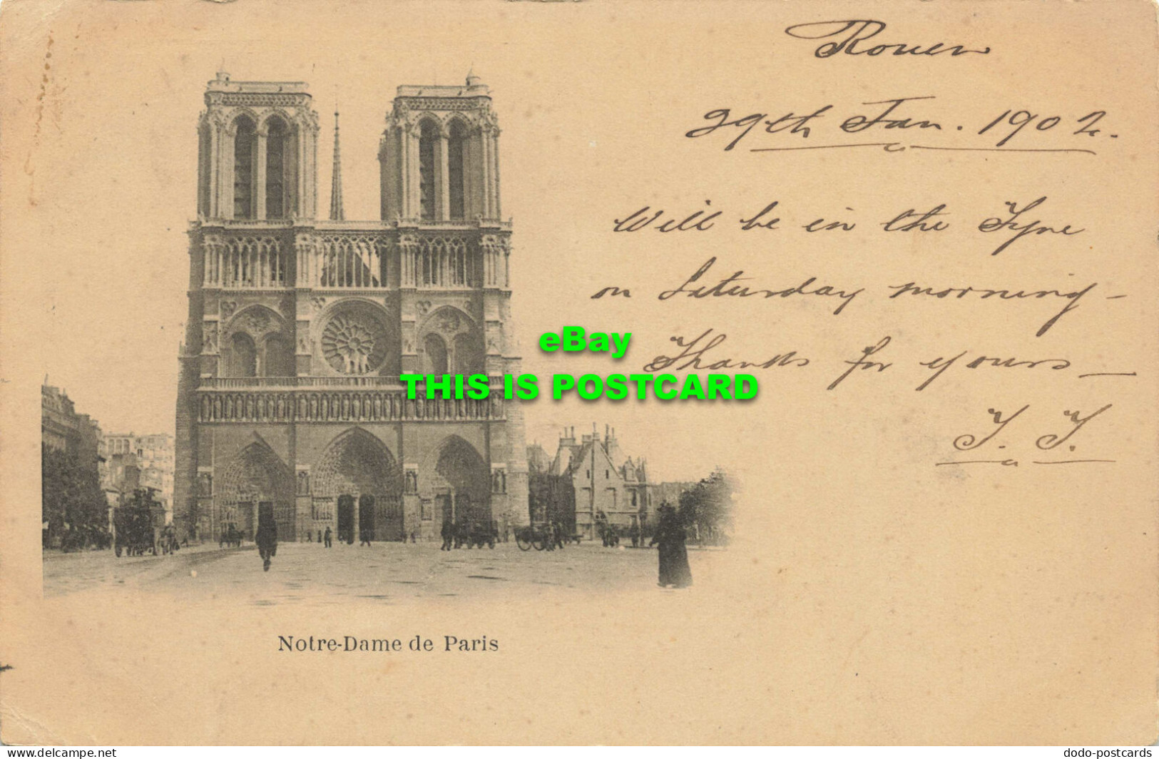 R584668 Notre Dame De Paris. 1902 - Monde