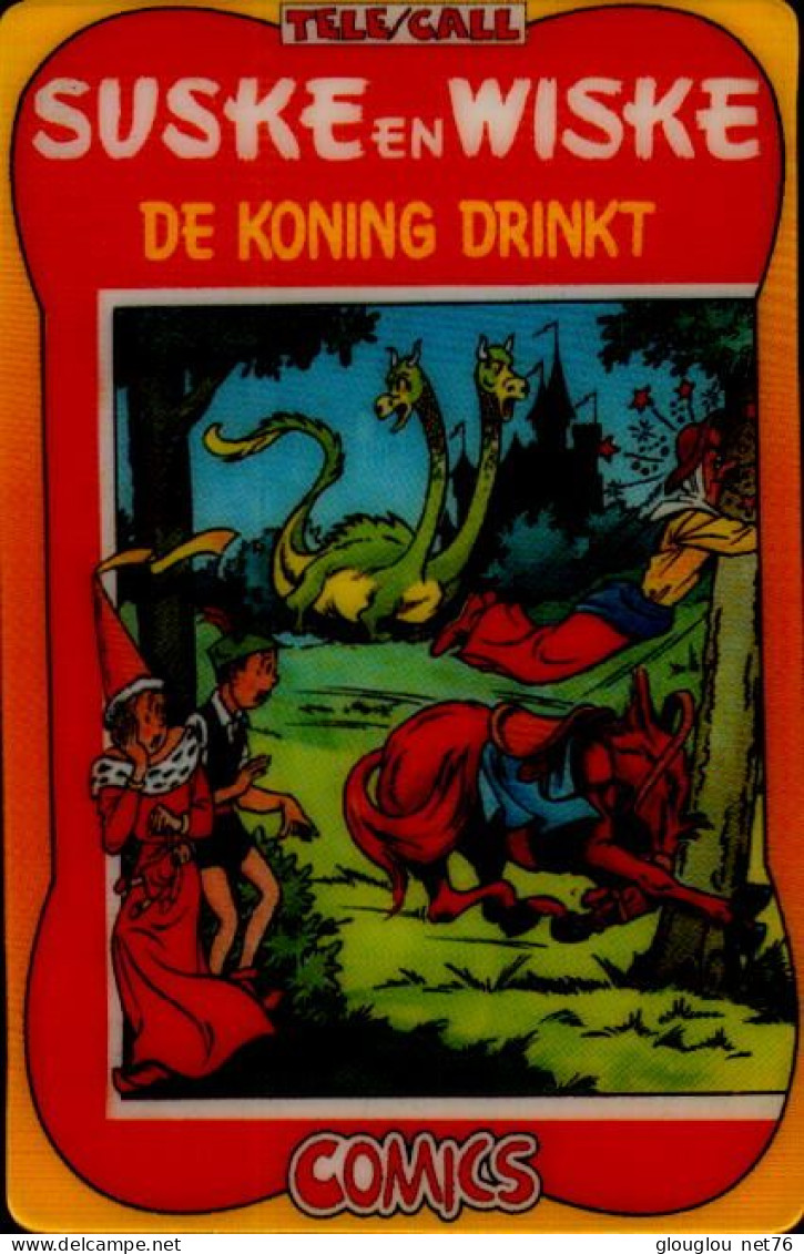 TELECARTE ETRANGERE... COMICS   SUSKE En WISKE... - BD