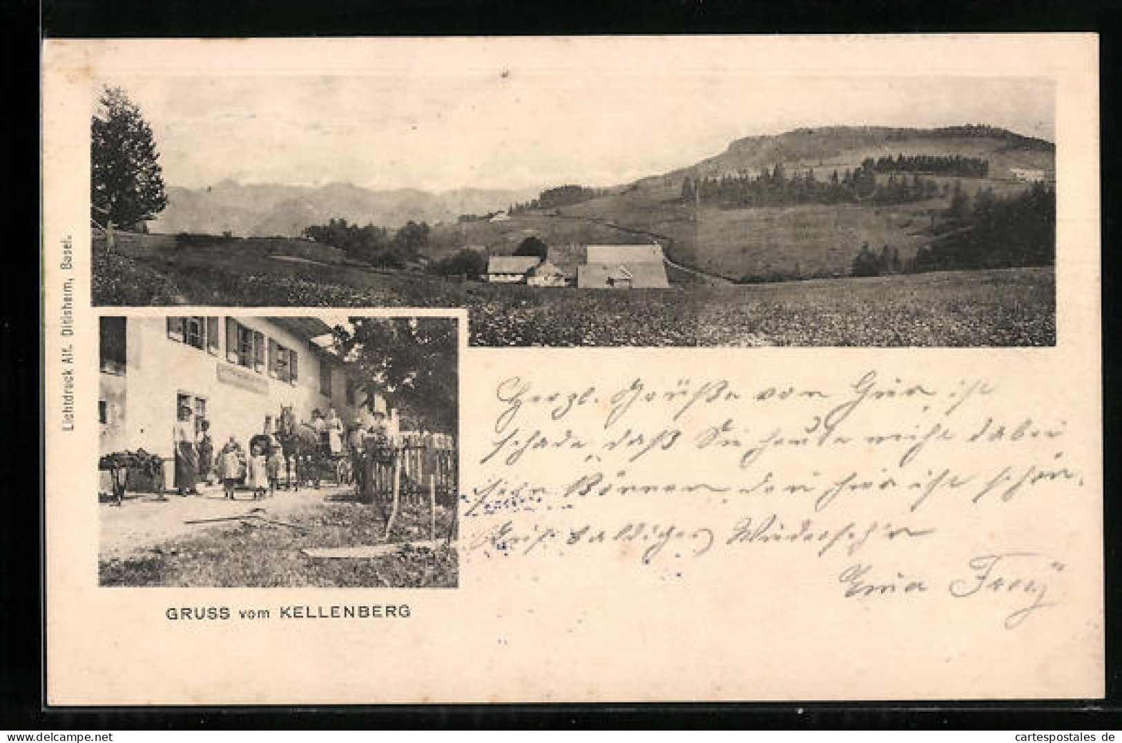 AK Waldenburg, Gasthof, Kellenberg  - Waldenburg