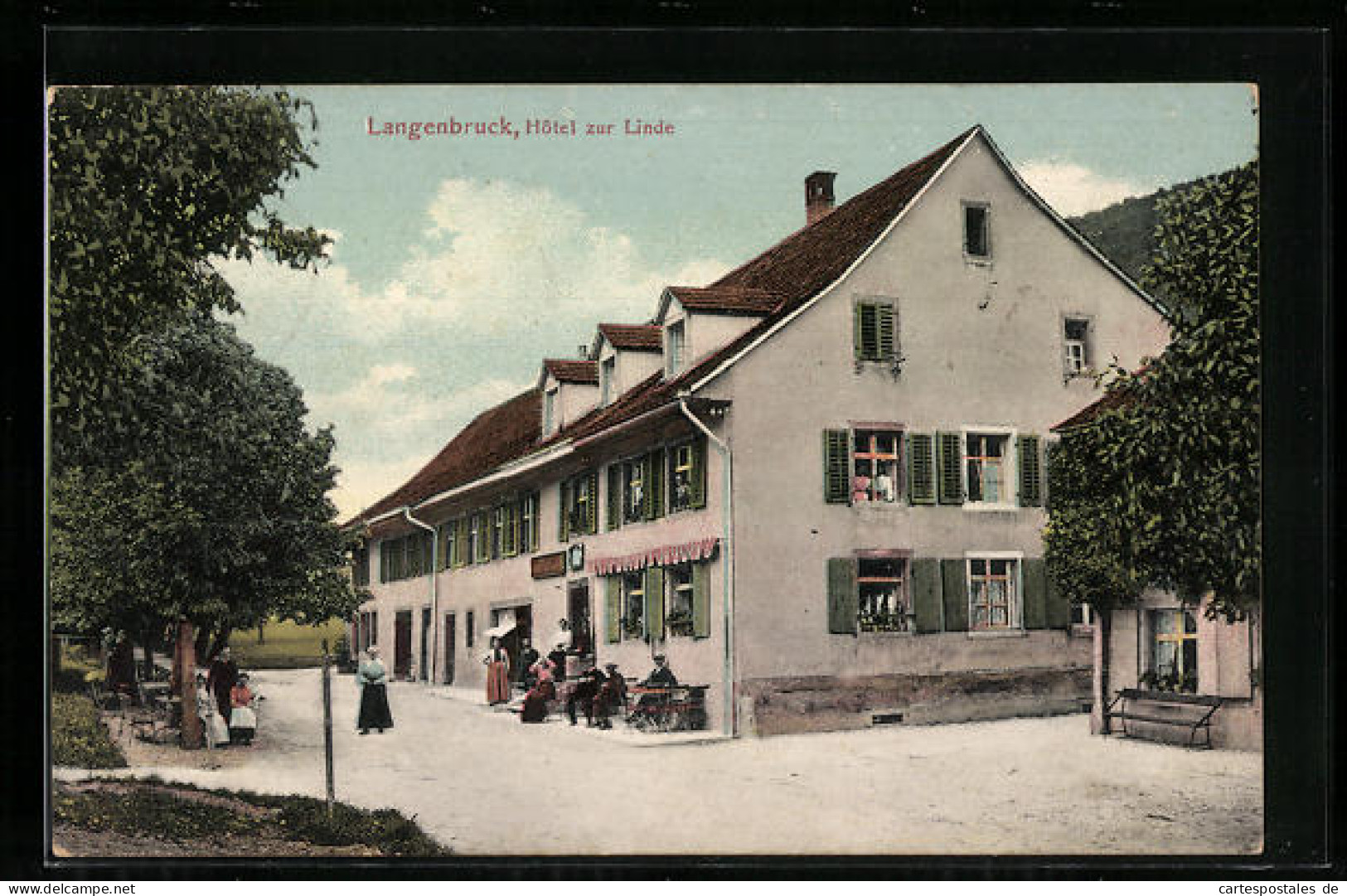 AK Langenbruck, Hôtel Zur Linde  - Langenbruck