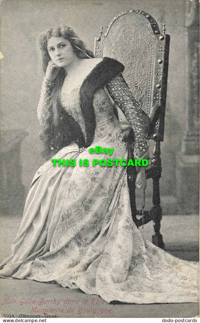 R586125 M. Lle Gilda Darthy Dans Le Role. Marguerite De Bourgogne. Alterocca Ter - Monde