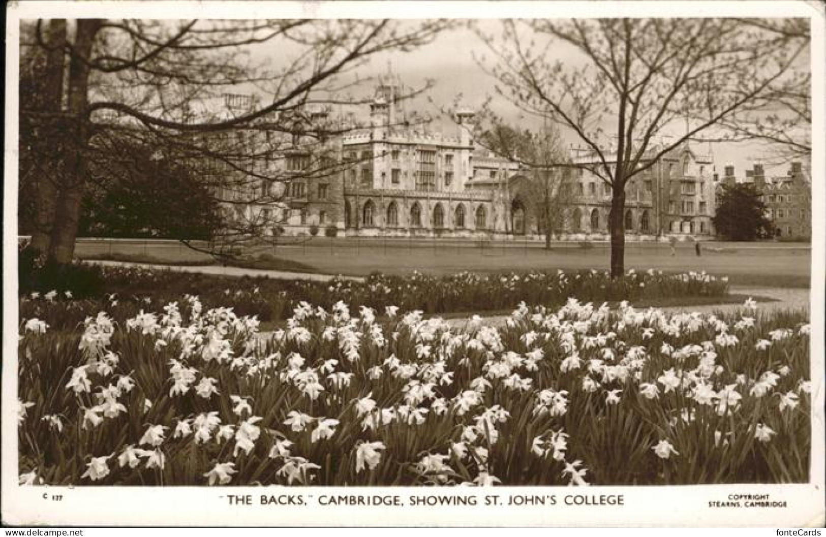 11249820 Cambridge Cambridgeshire The Backs St. John's College Cambridge - Other & Unclassified