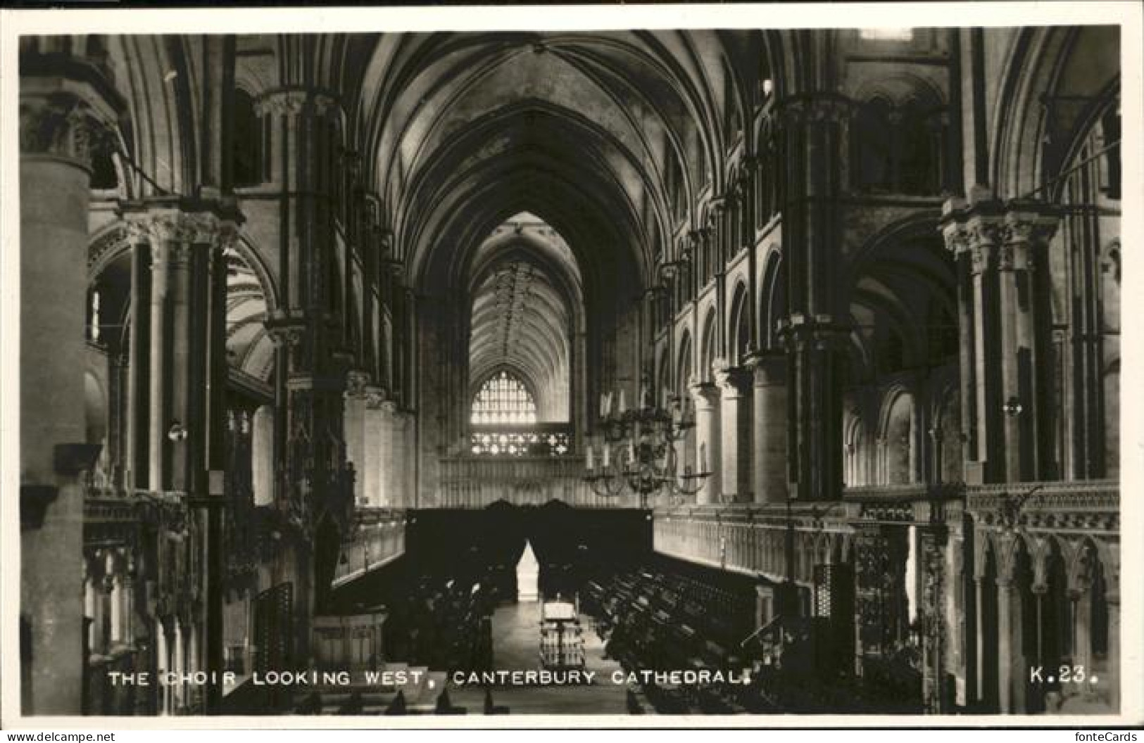 11249776 Canterbury Kent Choir Looking West Cathedral  - Other & Unclassified