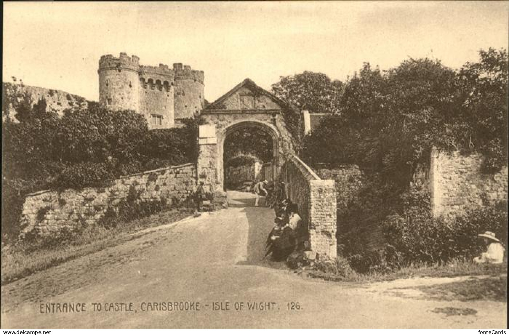 11249608 Isle Of Wight UK Entrance To Castle Carisbrooke  - Sonstige & Ohne Zuordnung