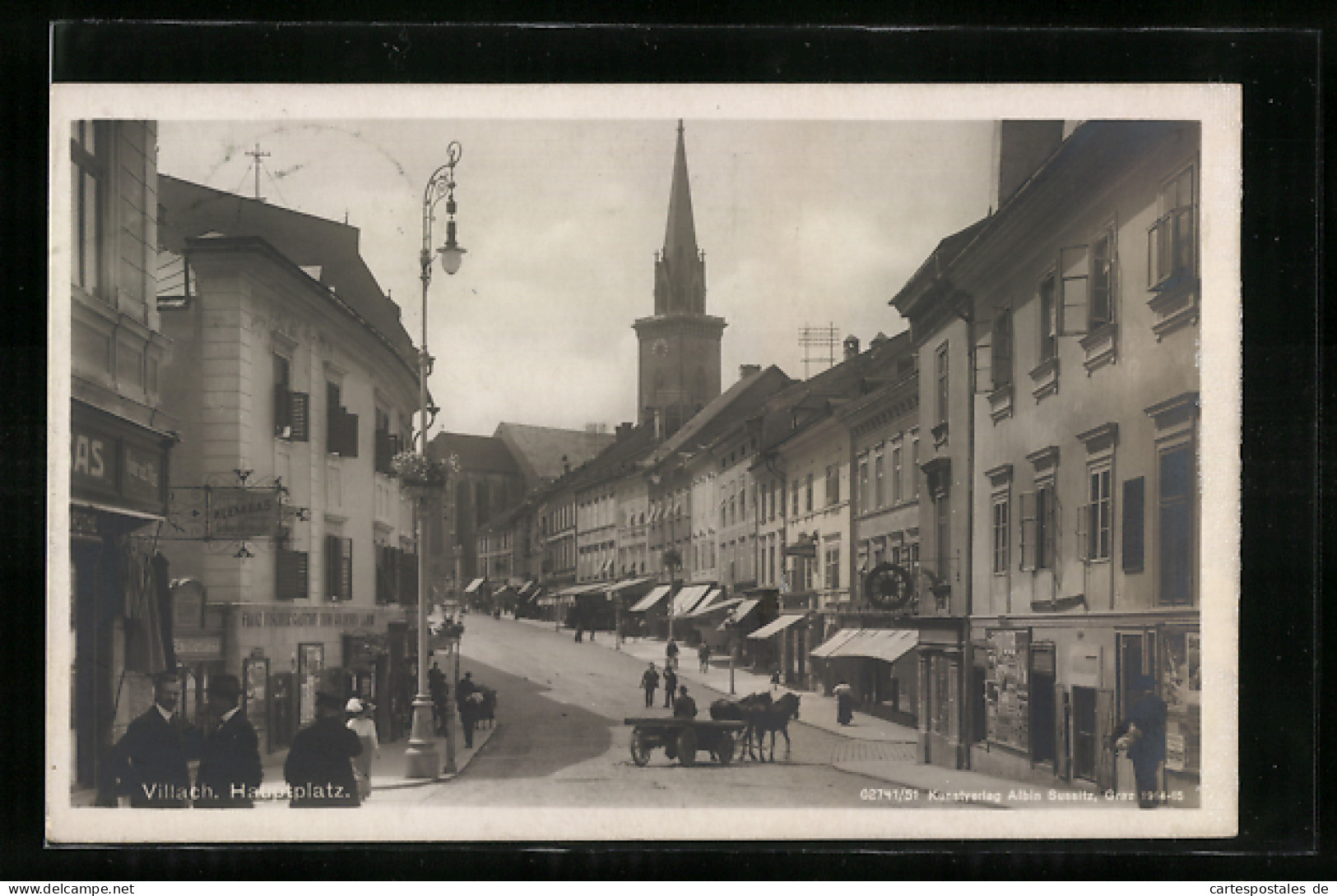 AK Villach, Belebter Hauptplatz  - Andere & Zonder Classificatie