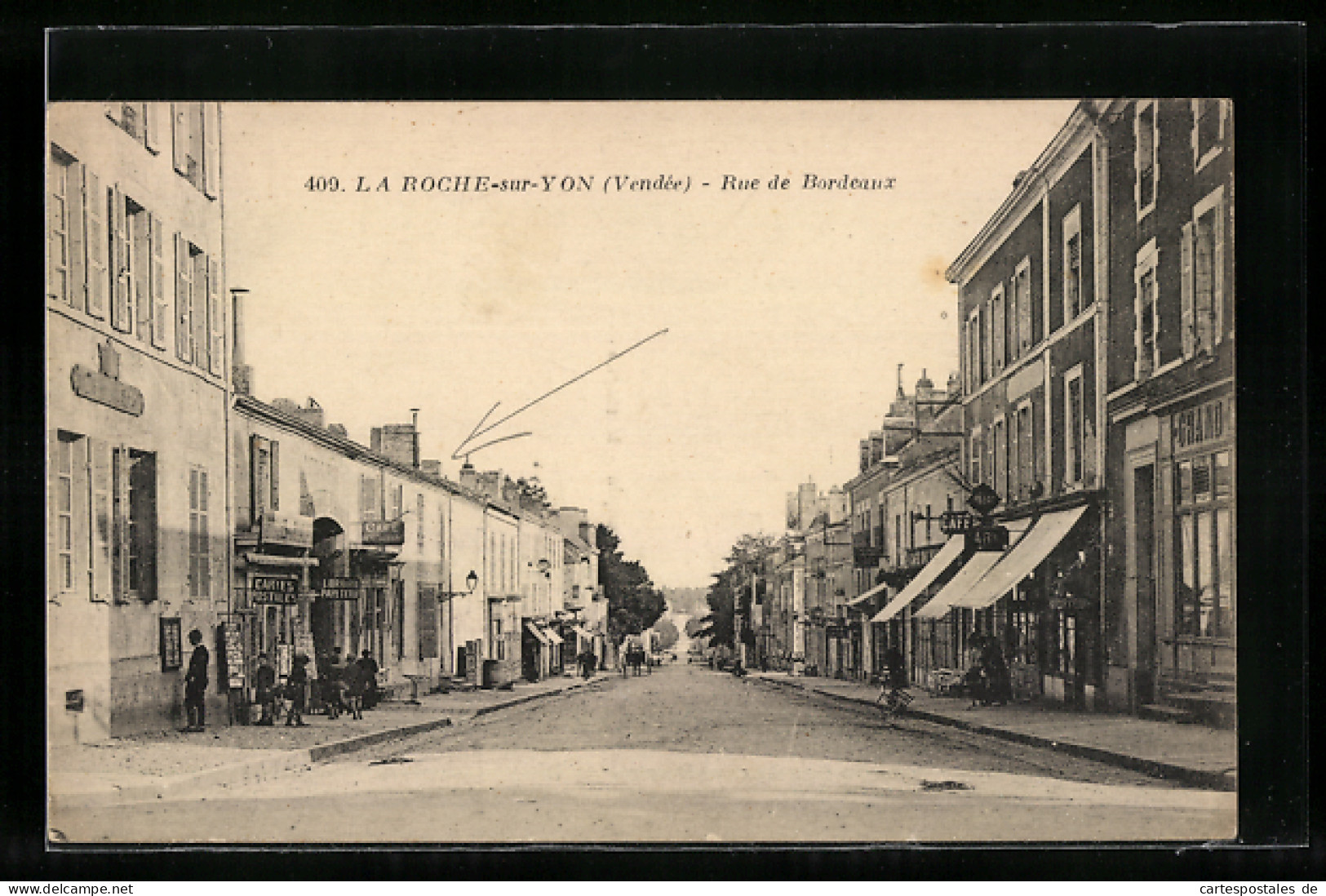 CPA La Roche-sur-Yon, Rue De Bordeaux  - La Roche Sur Yon