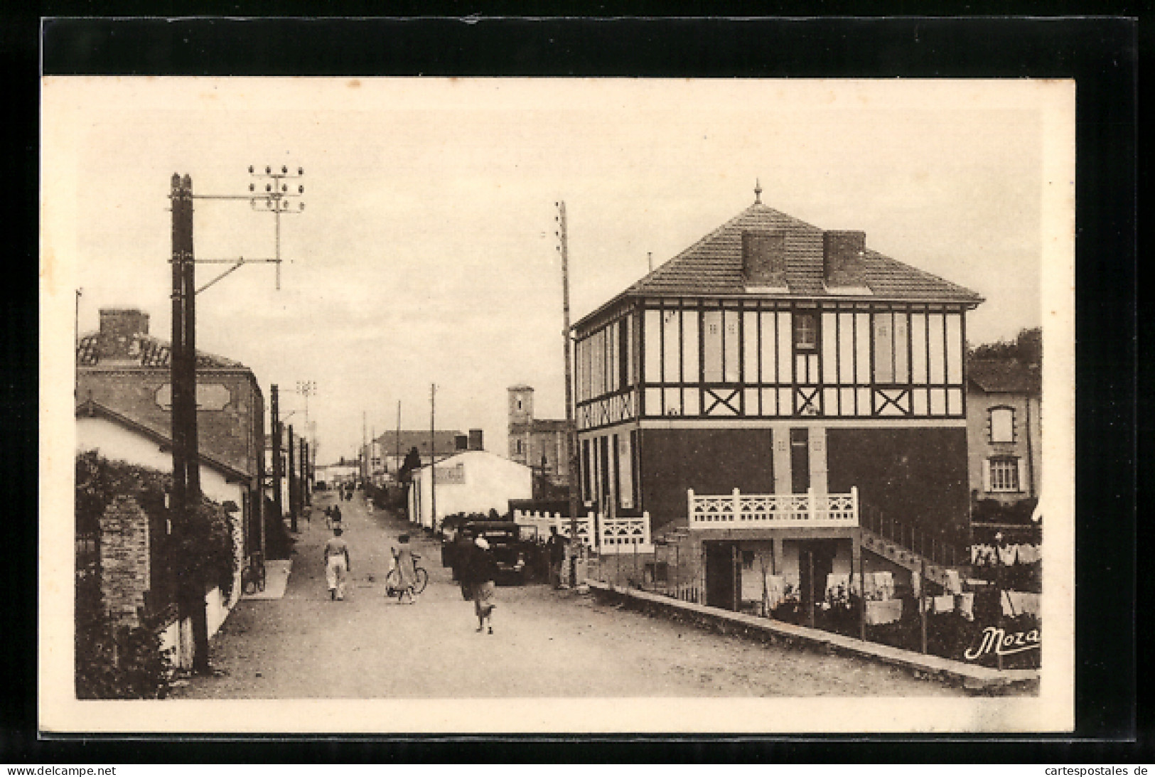 CPA La Tranche-sur-Mer, Avenue De La Plage  - La Tranche Sur Mer