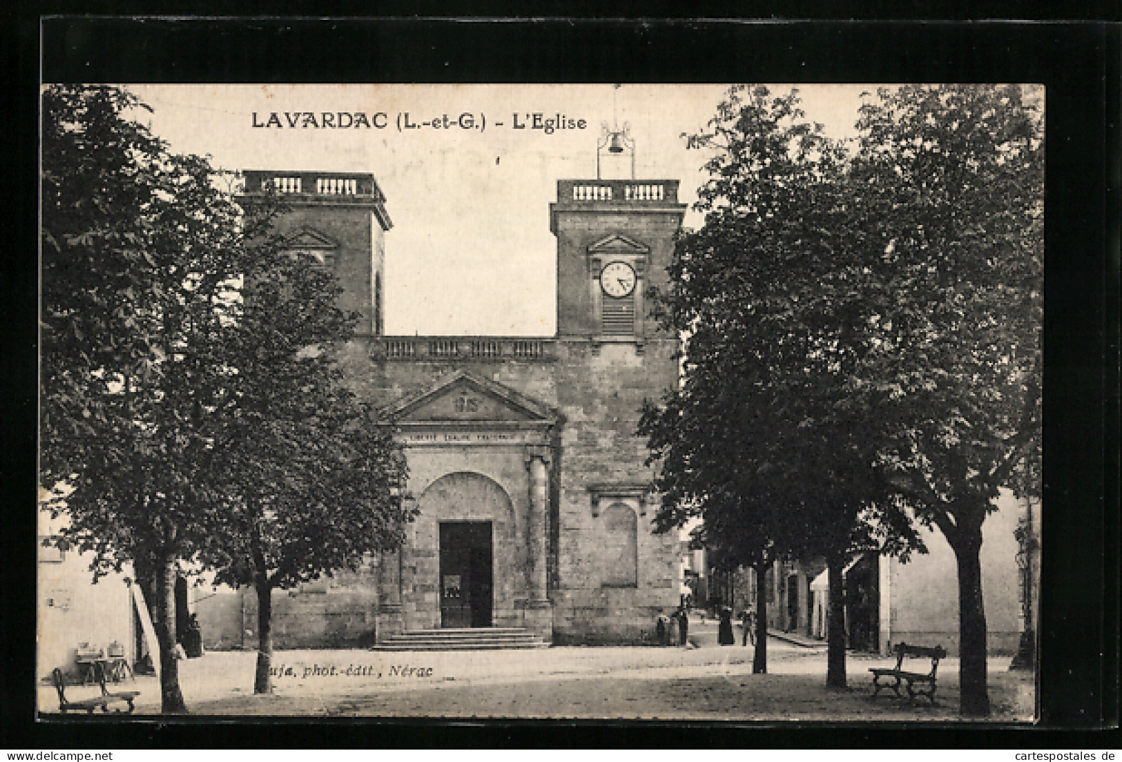 CPA Lavardac, L'Eglise  - Lavardac