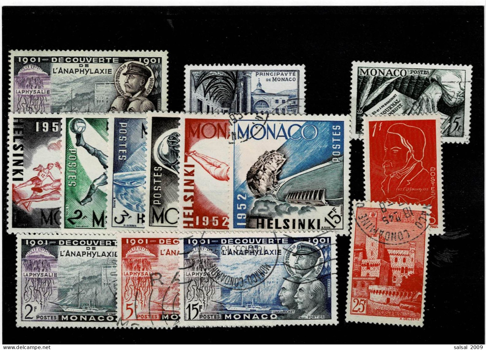 MONACO ,14 Pezzi ,in Genere Usati ,qualita Ottima - Used Stamps