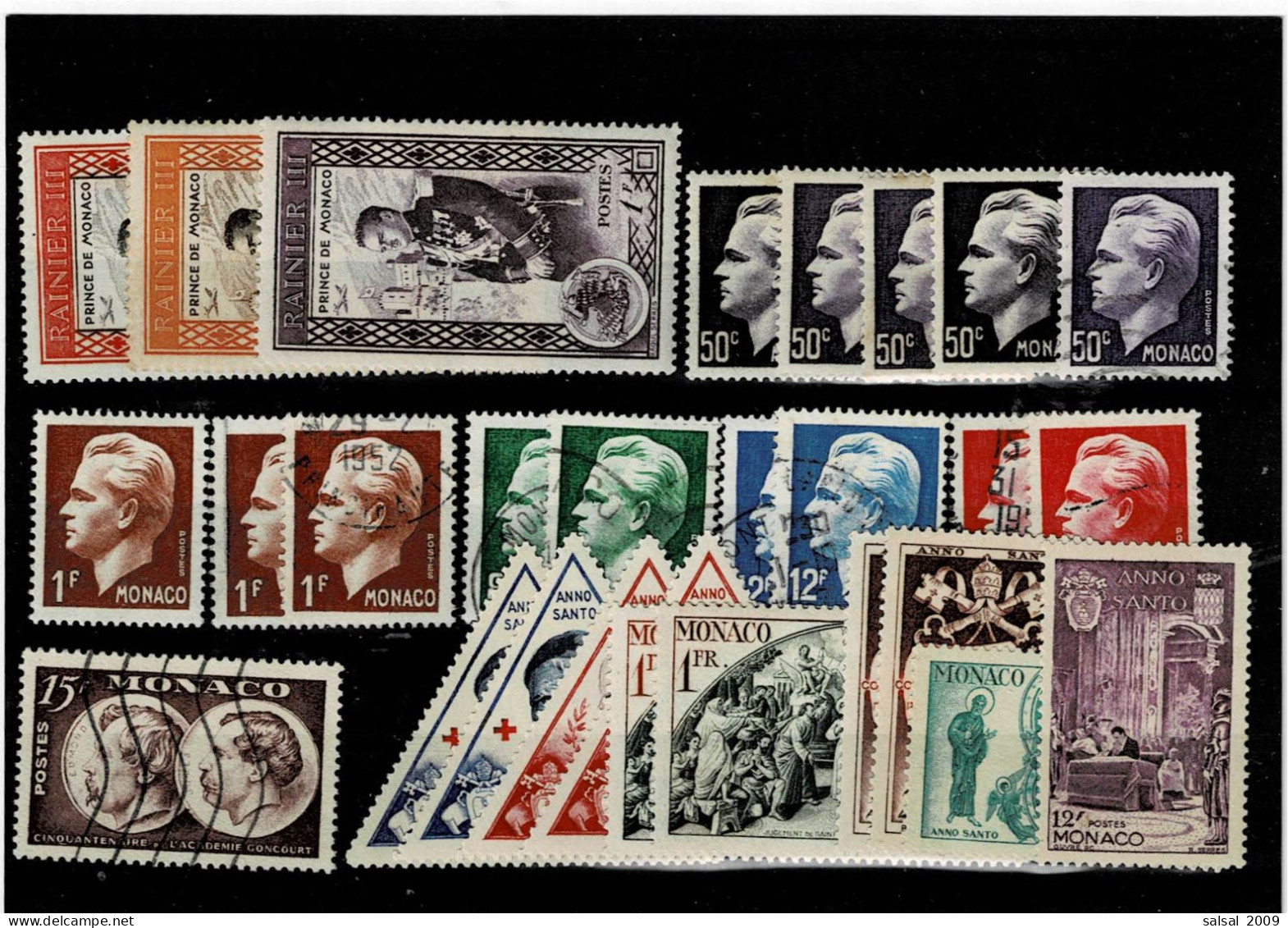 MONACO ,18 Pezzi MNH E MH +10 Pezzi Usati ,qualita Ottima - Gebraucht