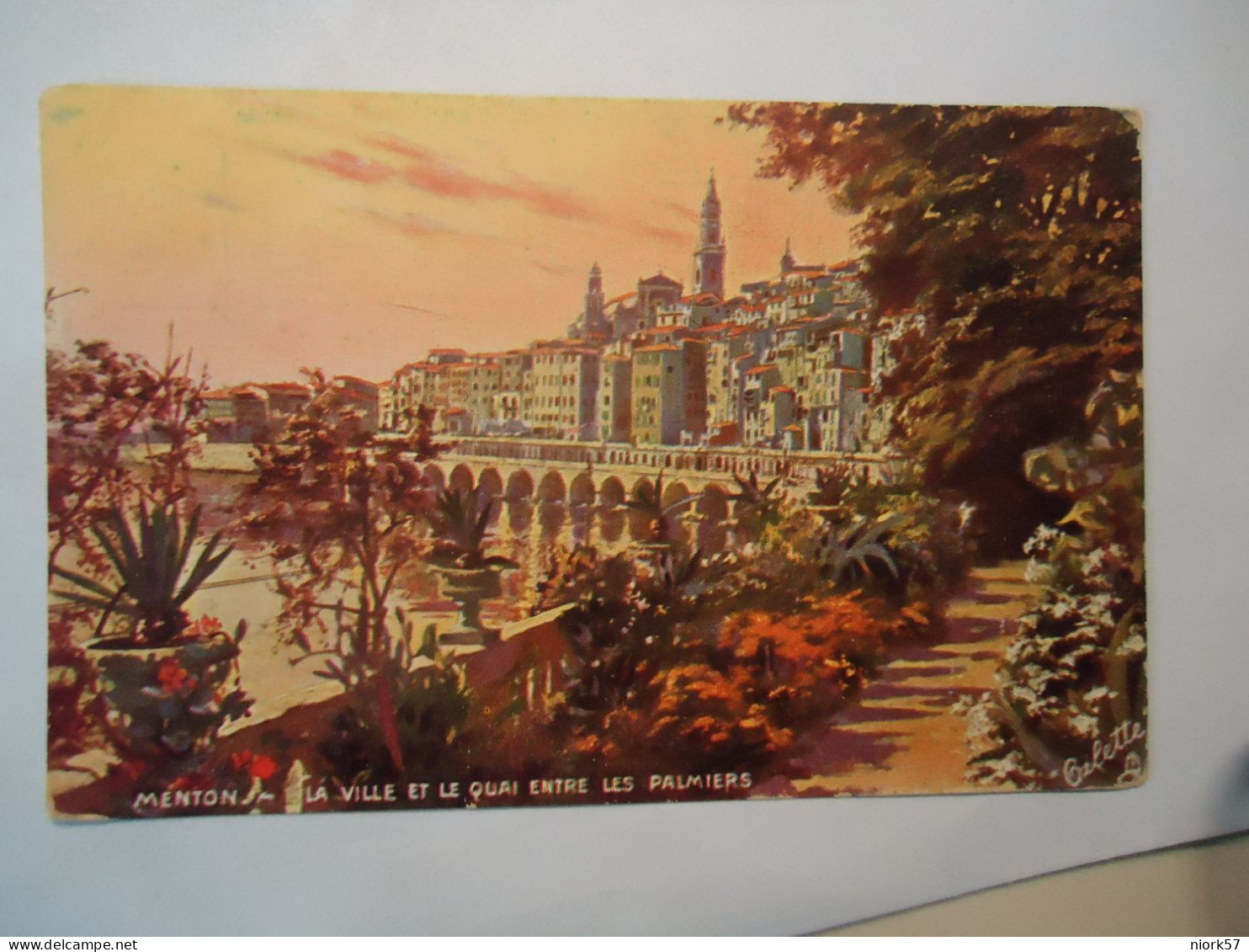 FRANCE POSTCARDS MENTON LA VILLE - Menton