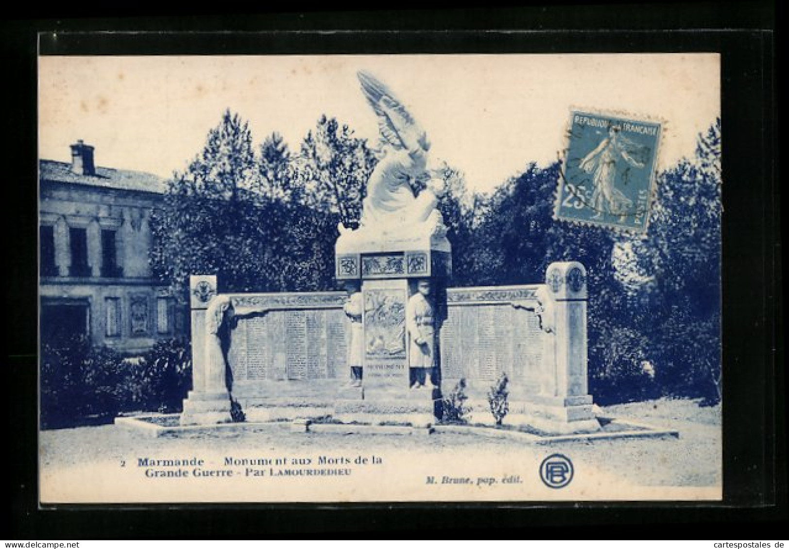 CPA Marmande, Monument Aux Morts De La Grande Guerre  - Marmande