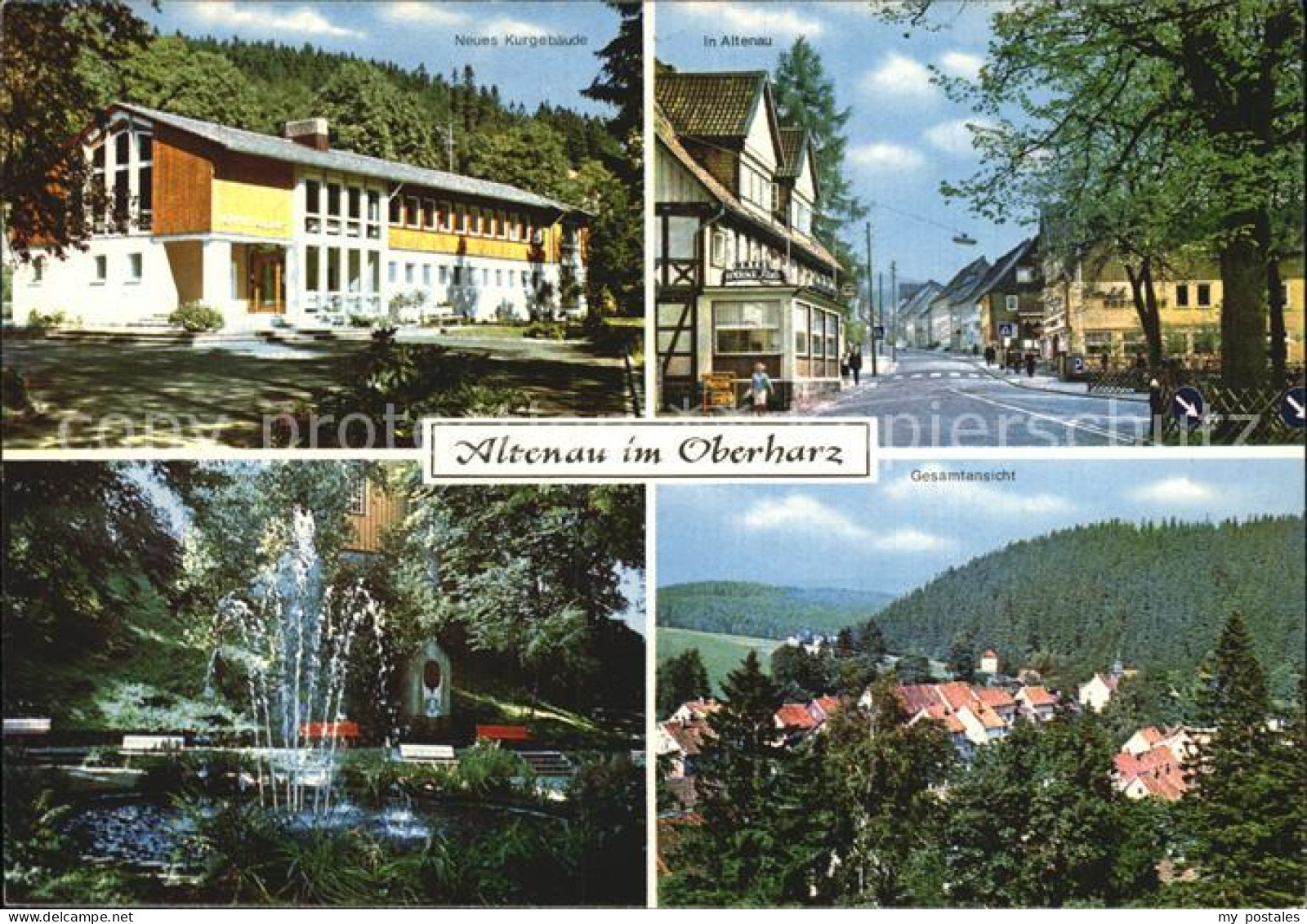72606477 Altenau Harz Kurgebaeude Brunnen  Altenau - Altenau