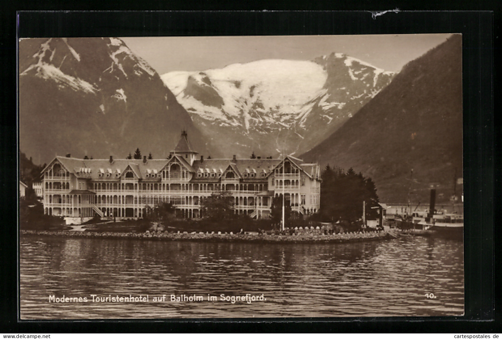 AK Balholm Im Sognefjord, Modernes Touristenhotel  - Norvège