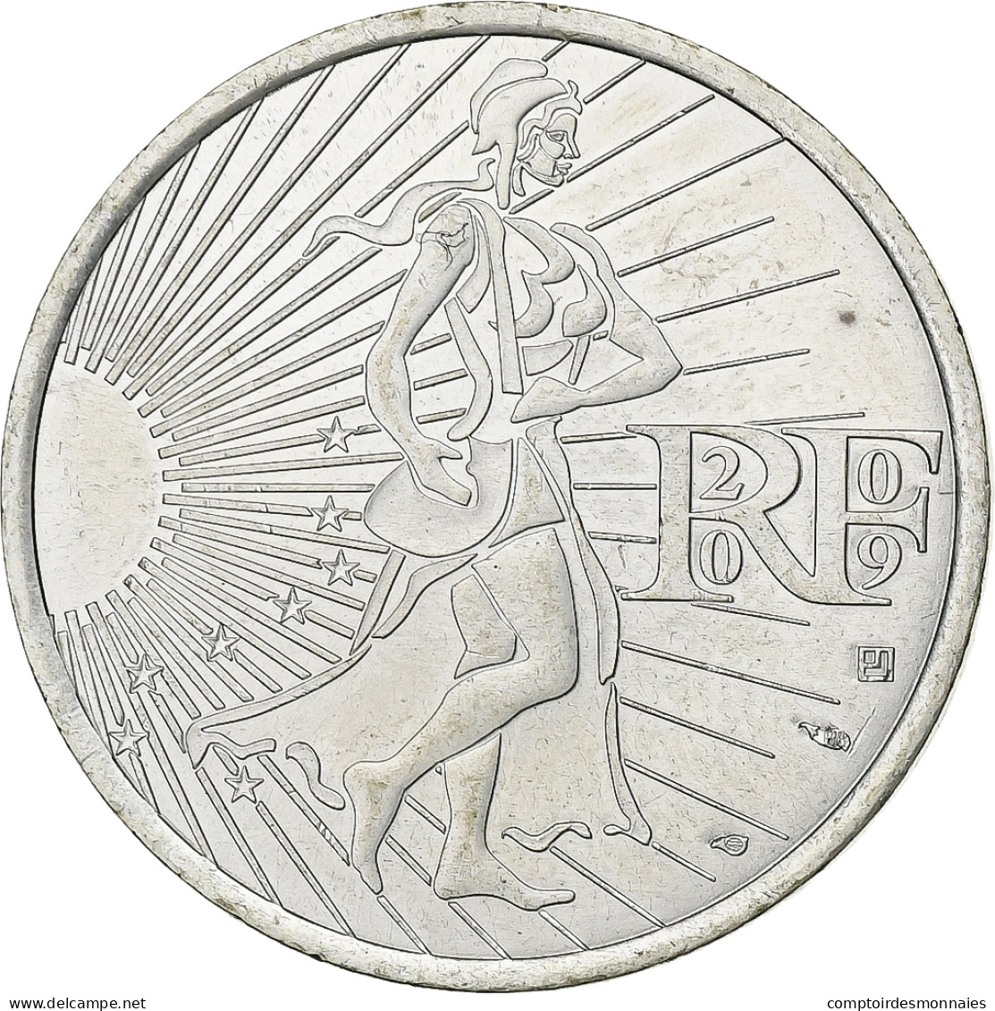 France, 10 Euro, 2009, Argent, SPL, Gadoury:EU337, KM:1580 - France