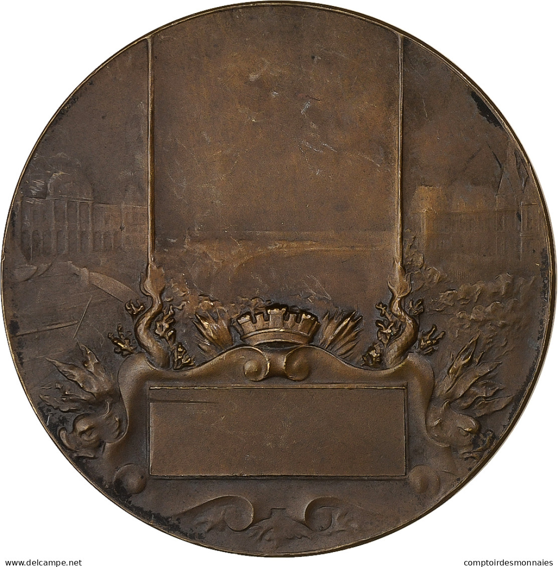 France, Médaille, Ville Du Havre, Bronze, Poisson, TTB+ - Sonstige & Ohne Zuordnung