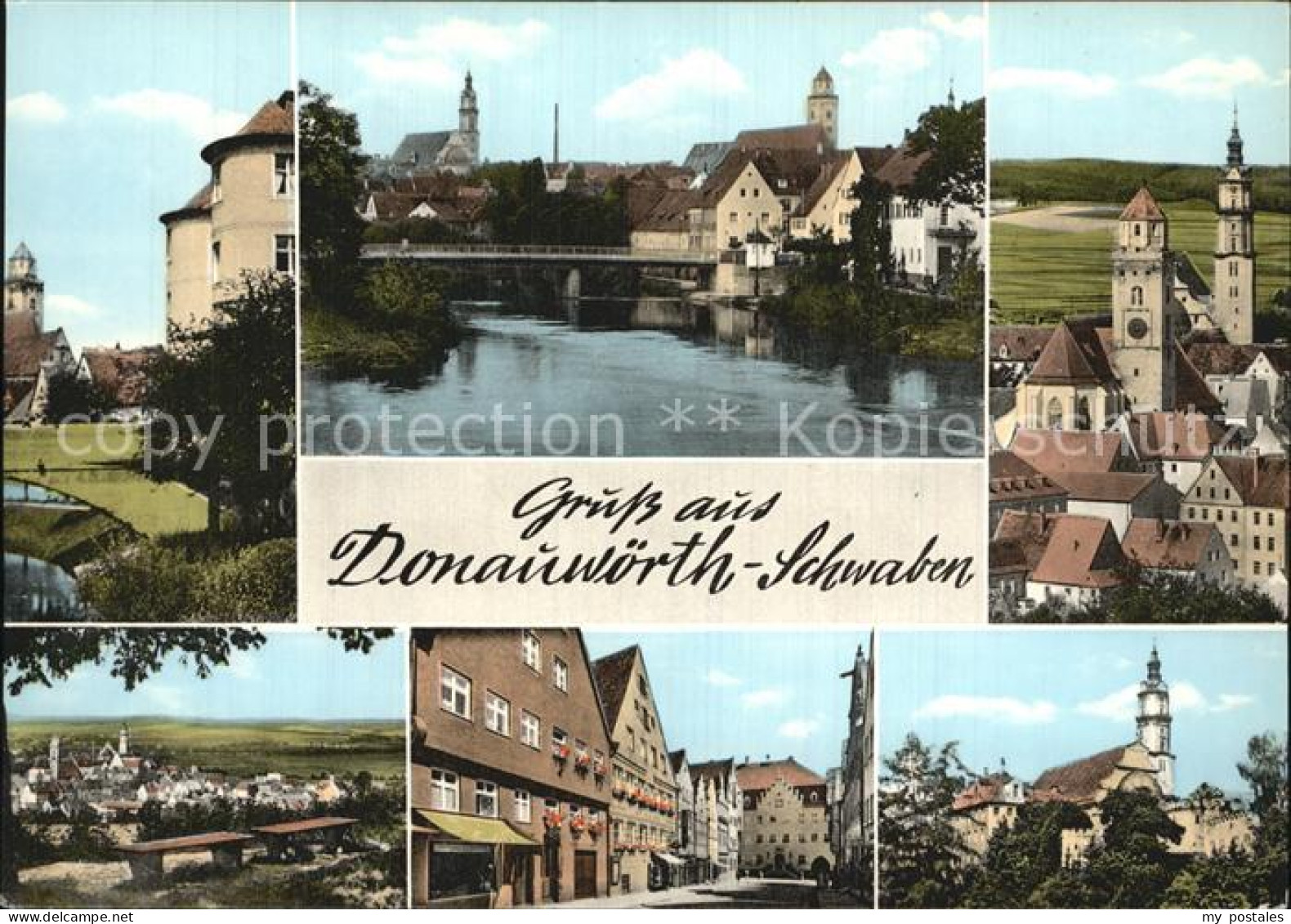 72606224 Donauwoerth Kirche Bruecke Platz Donauwoerth - Donauwoerth