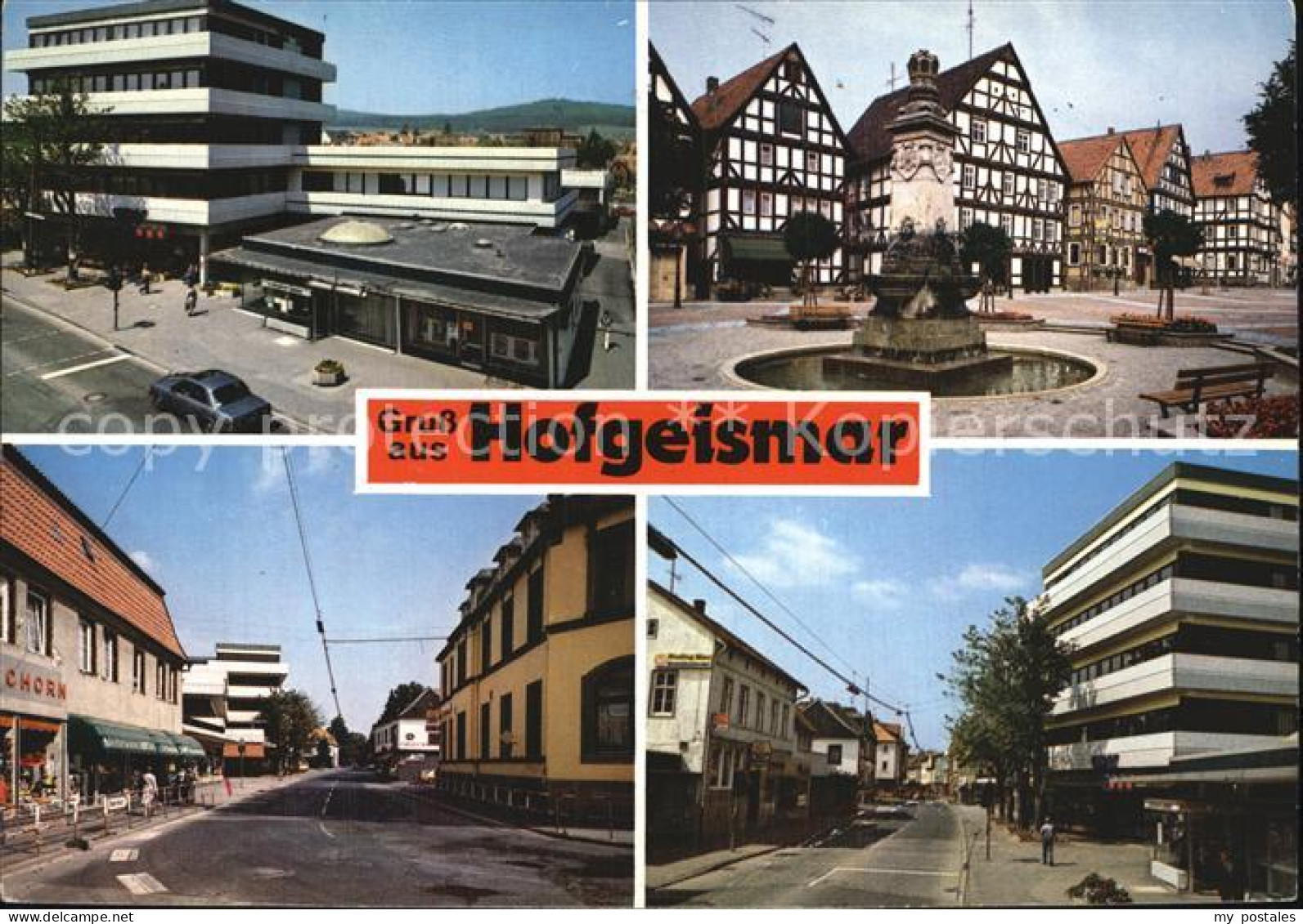 72606217 Hofgeismar Hochhaus Stadtplatz Mit Brunnen  Hofgeismar - Hofgeismar
