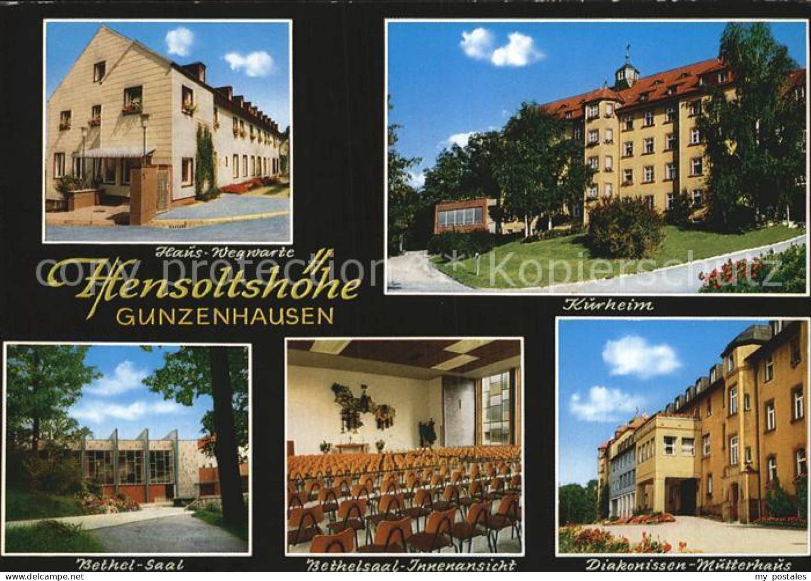 72605510 Gunzenhausen Altmuehlsee Hensoltshoehe Haus Wegwarte Kurheim Diakonisse - Gunzenhausen